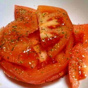 冷やしトマトのバルサミコサラダ